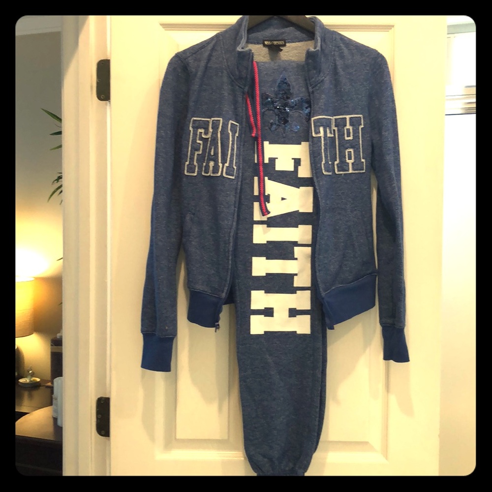 Faith jacket and matching sweat pants